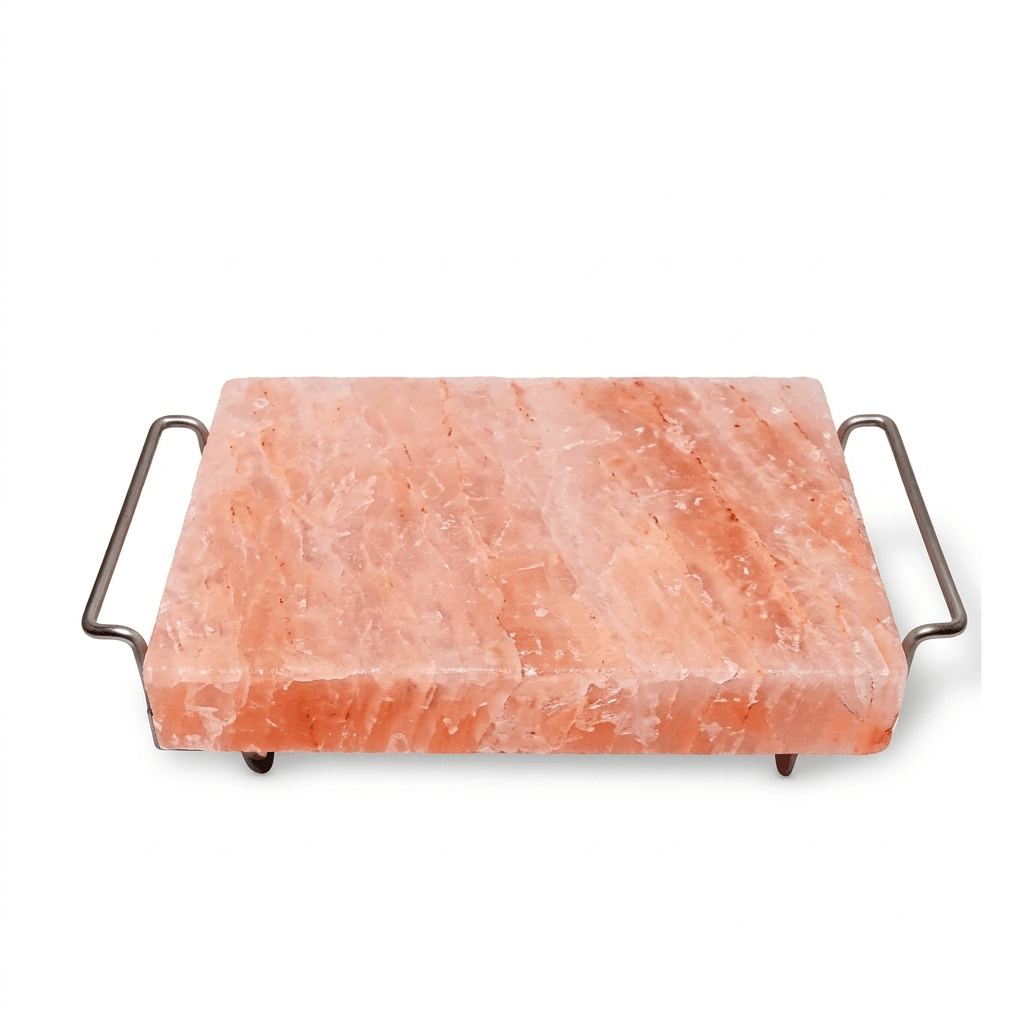 Himalayan Salt Slab with Holder - Rectangular Series B